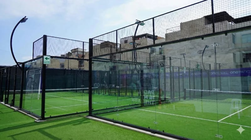 Professional padel court at Batu Alam Permai